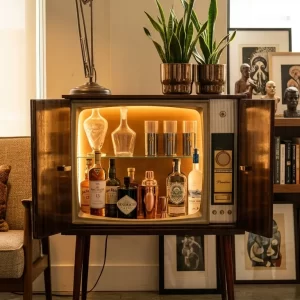 Mueble Bar Vintage estilo Mid Century Modern
