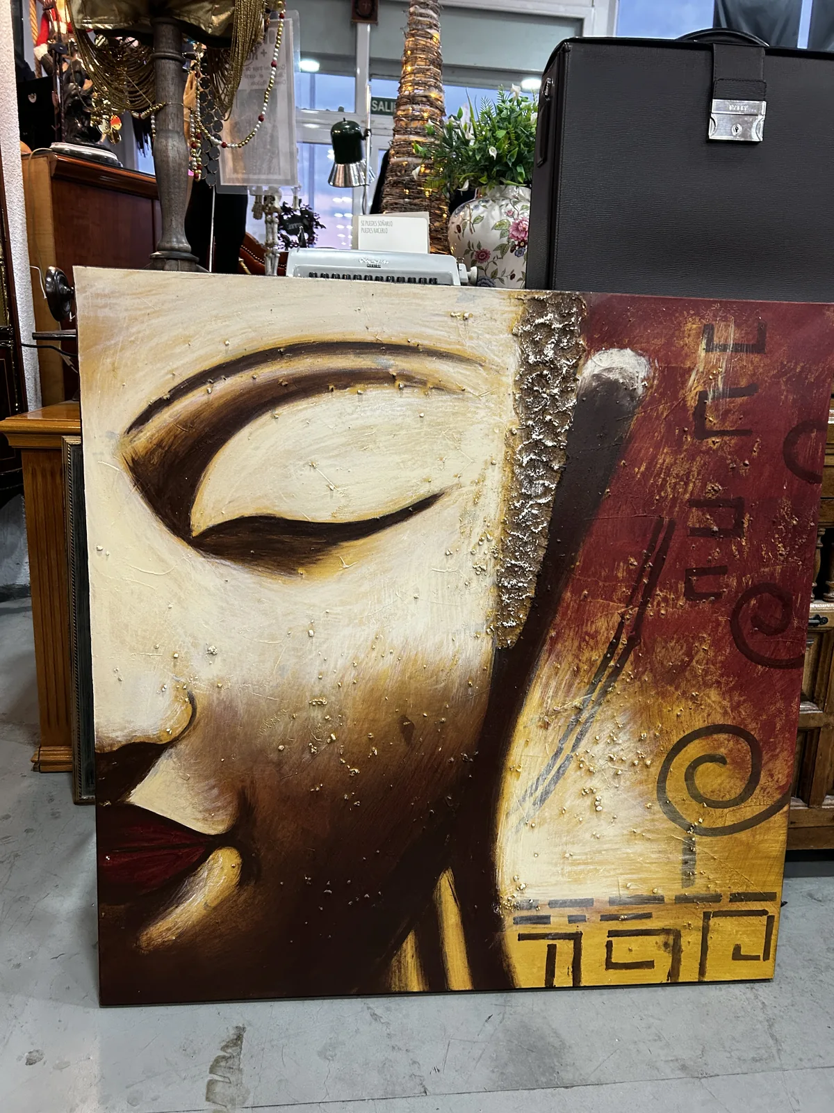 2 Cuadros Buda 80x80 cm - Imagen 2