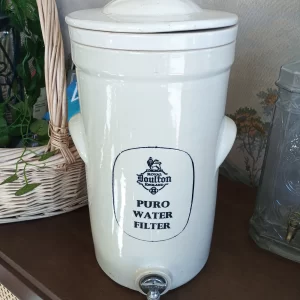 Filtro de agua cerámico antiguo Royal Doulton