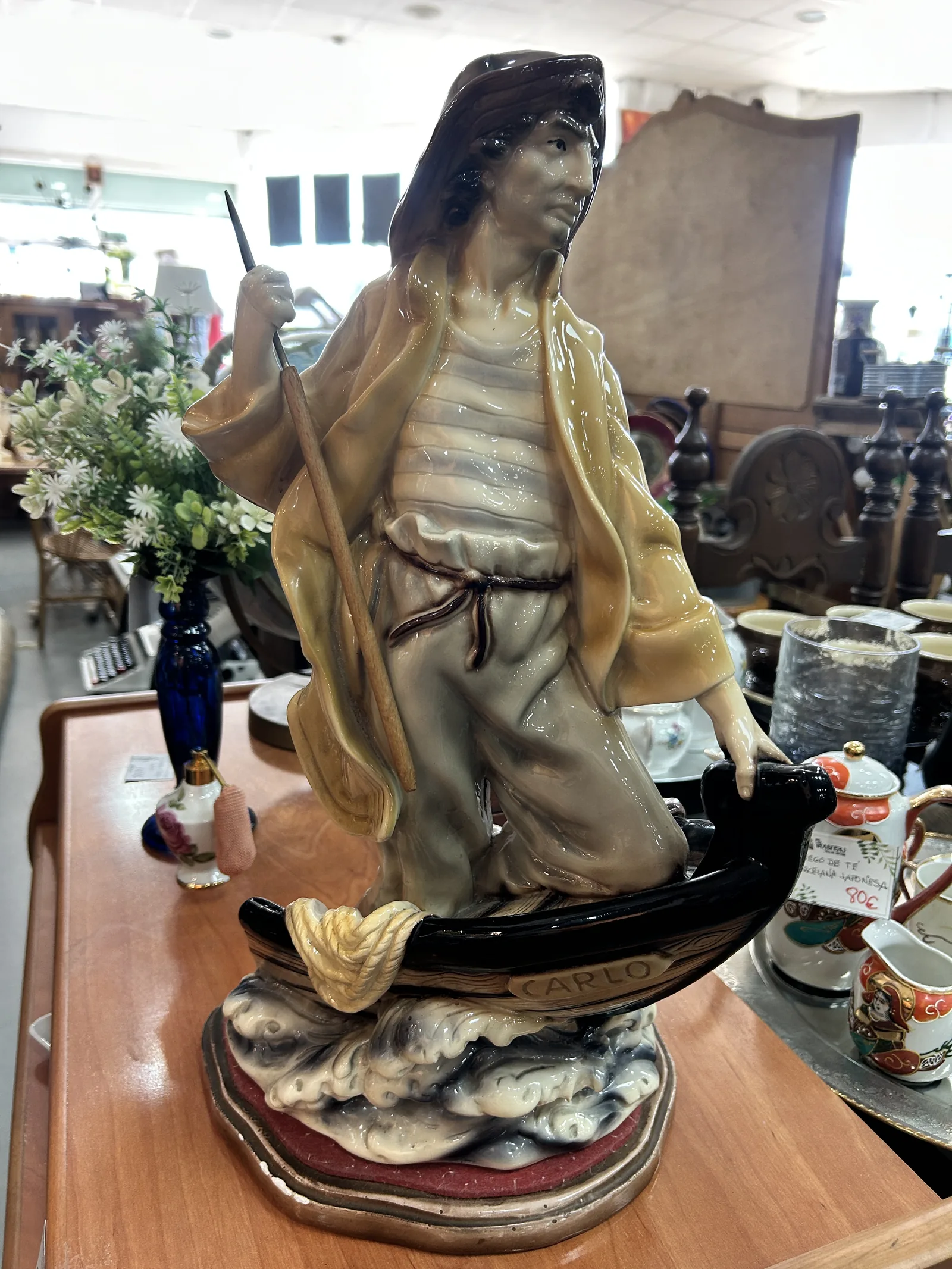 Figura Marinero de Cerámica - Estilo Lladró - Imagen 8