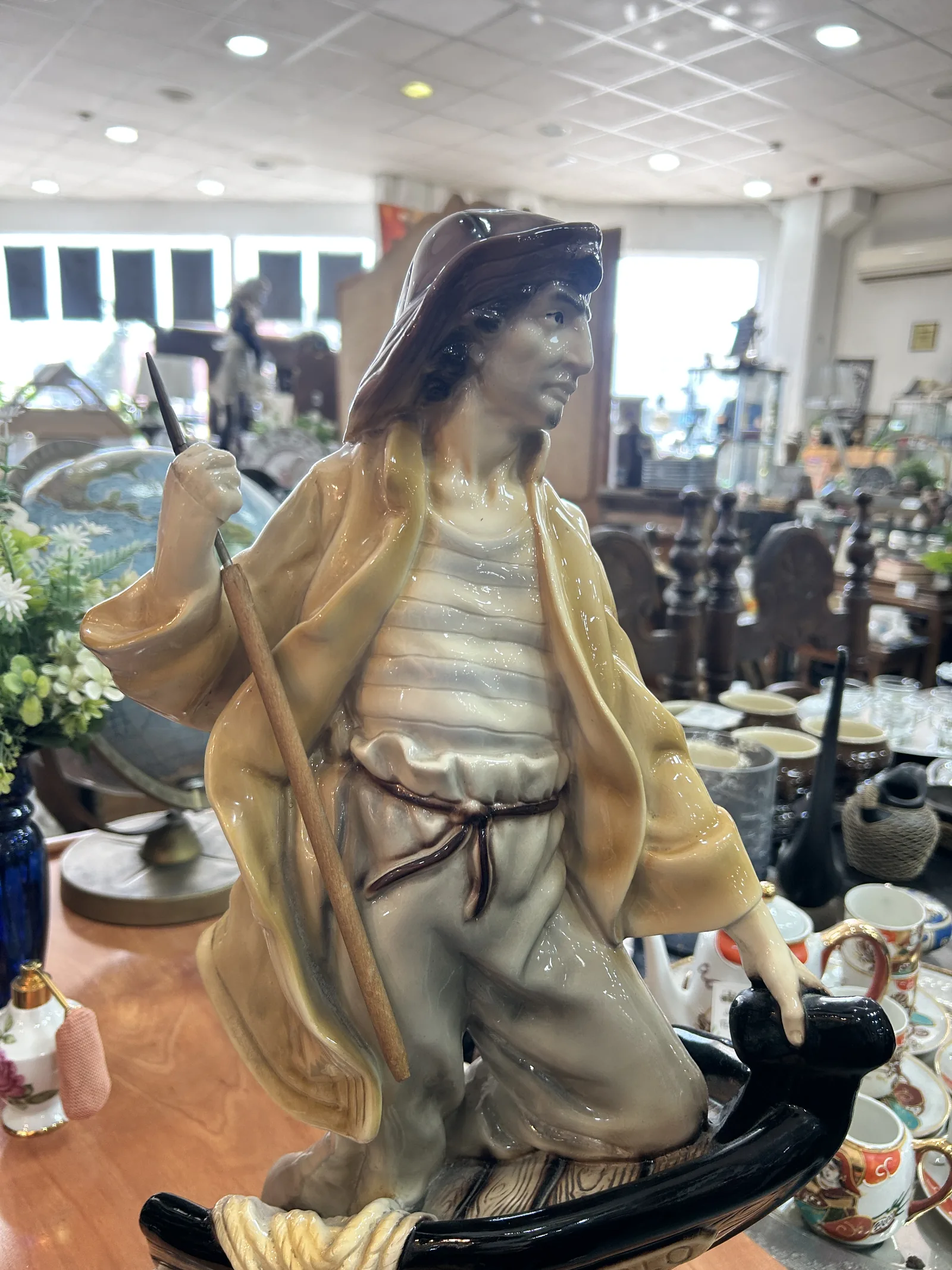 Figura Marinero de Cerámica - Estilo Lladró - Imagen 3