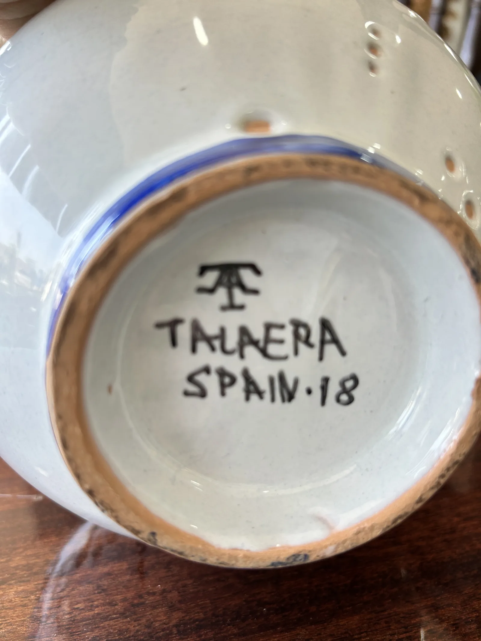 Jarra de Cerámica Talavera de la Reina Vintage - Imagen 2