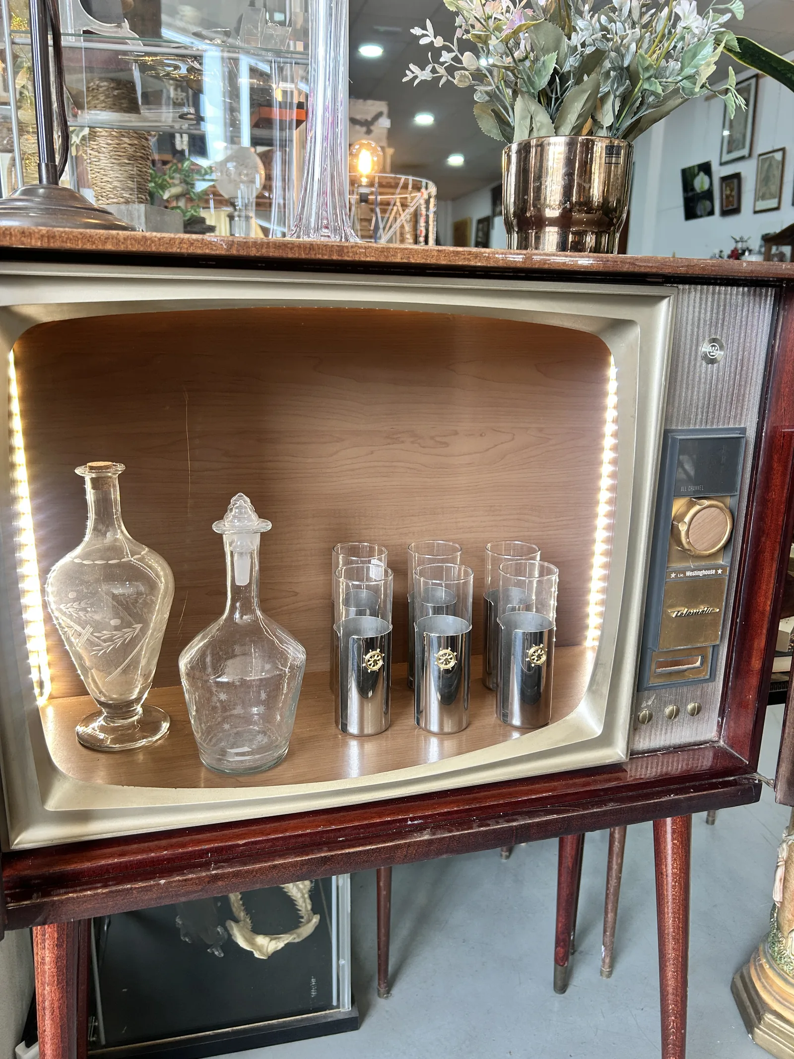 Mueble Bar Vintage estilo Mid Century Modern - Imagen 9