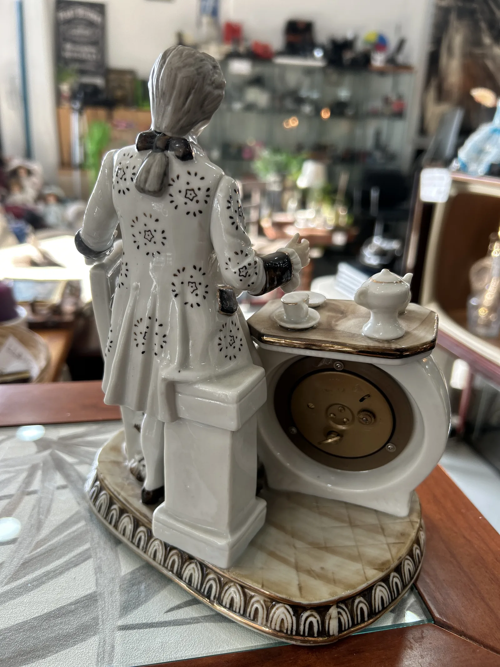Reloj Vintage Porcelana EIHO Pareja Té Colección - Imagen 16