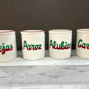 Botes legumbres porcelana Waechtersbach retro