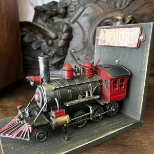 Sujetalibros Tren Tren Locomotora Vintage