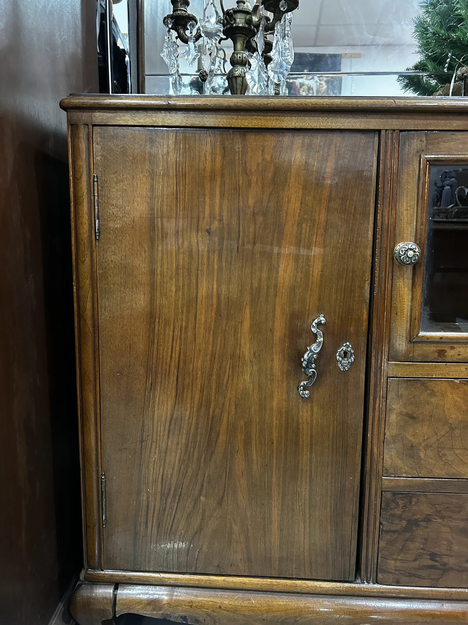 Mueble aparador vintage con espejo - Imagen 7